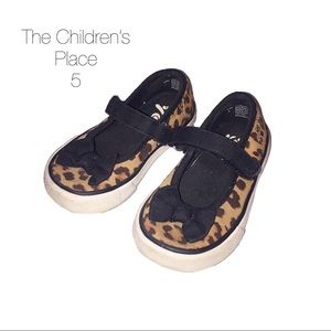 The Children’s Place Cheetah Leopard Bow Shoes 5